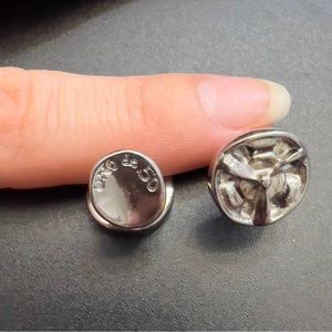Men’s Dark Silver Cufflinks